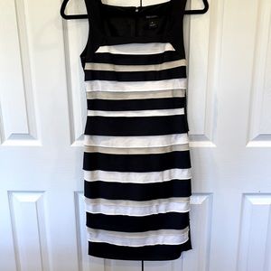 White House Black Market Layered Sheath Dress - size 0